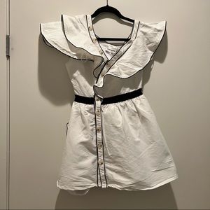 Self Portrait Black and White Mini Dress - Size 4